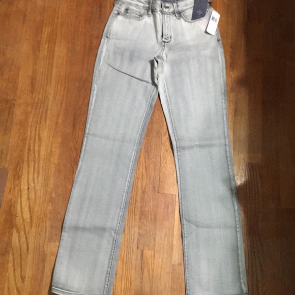 NYDJ Marilyn' Stretch Straight Leg Jeans (Eureka) - Picture 3 of 12